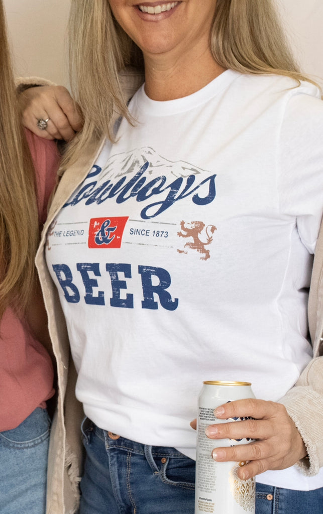 The Cowboys and Beer tee